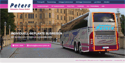 Desktop Screenshot of busreisen-peters.de