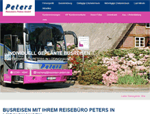 Tablet Screenshot of busreisen-peters.de